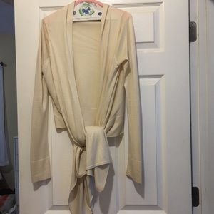 BCBG Cream Wrap Cardigan